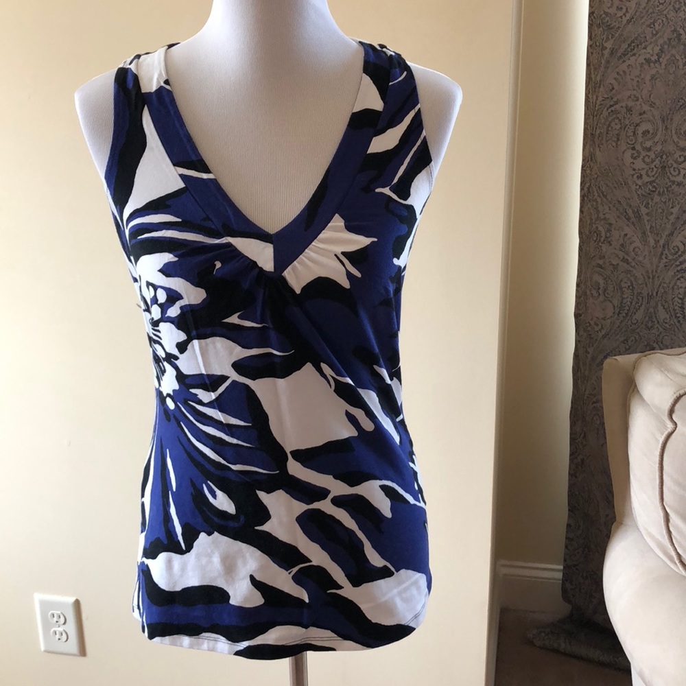 Express Floral V-Neck Tank